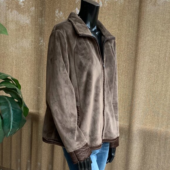 Pendleton Velour Satin Trim Jacket Sz L - Picture 8 of 16